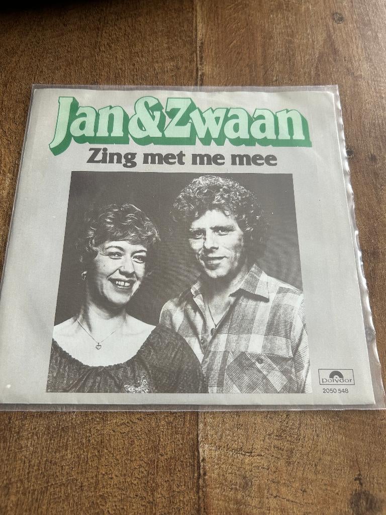 Jan en Zwaan-Zing met me mee, Cd's en Dvd's, Vinyl Singles, Ophalen of Verzenden, Zo goed als nieuw, Nederlandstalig