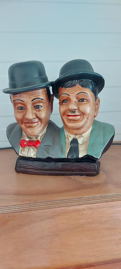 Vintage beeld Laurel & Hardy (Stan & Ollie) retro decoratie, Ophalen, Zo goed als nieuw