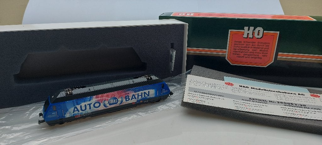 HAG 28 199-20 Re 4/4 "Auto amag Bahn" DC/Digitaal, Overige merken, Ophalen of Verzenden, Zo goed als nieuw, Gelijkstroom