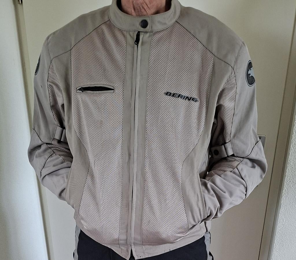 Bering, zomer motorjack met protectie, Motoren, Kleding | Motorkleding, Ophalen, Jas | textiel, Heren, Bering