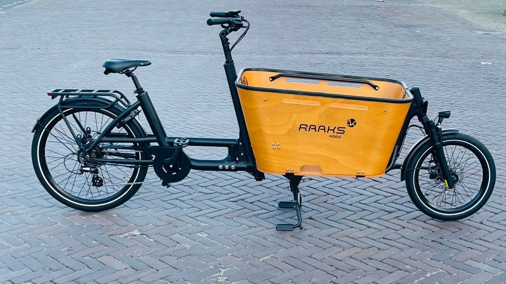 Raaks Modo Bakfiets elektrische tweewieler nw va 1499,-, 4 kinderen of meer, Niet ingevuld, Nieuw, Ophalen of Verzenden