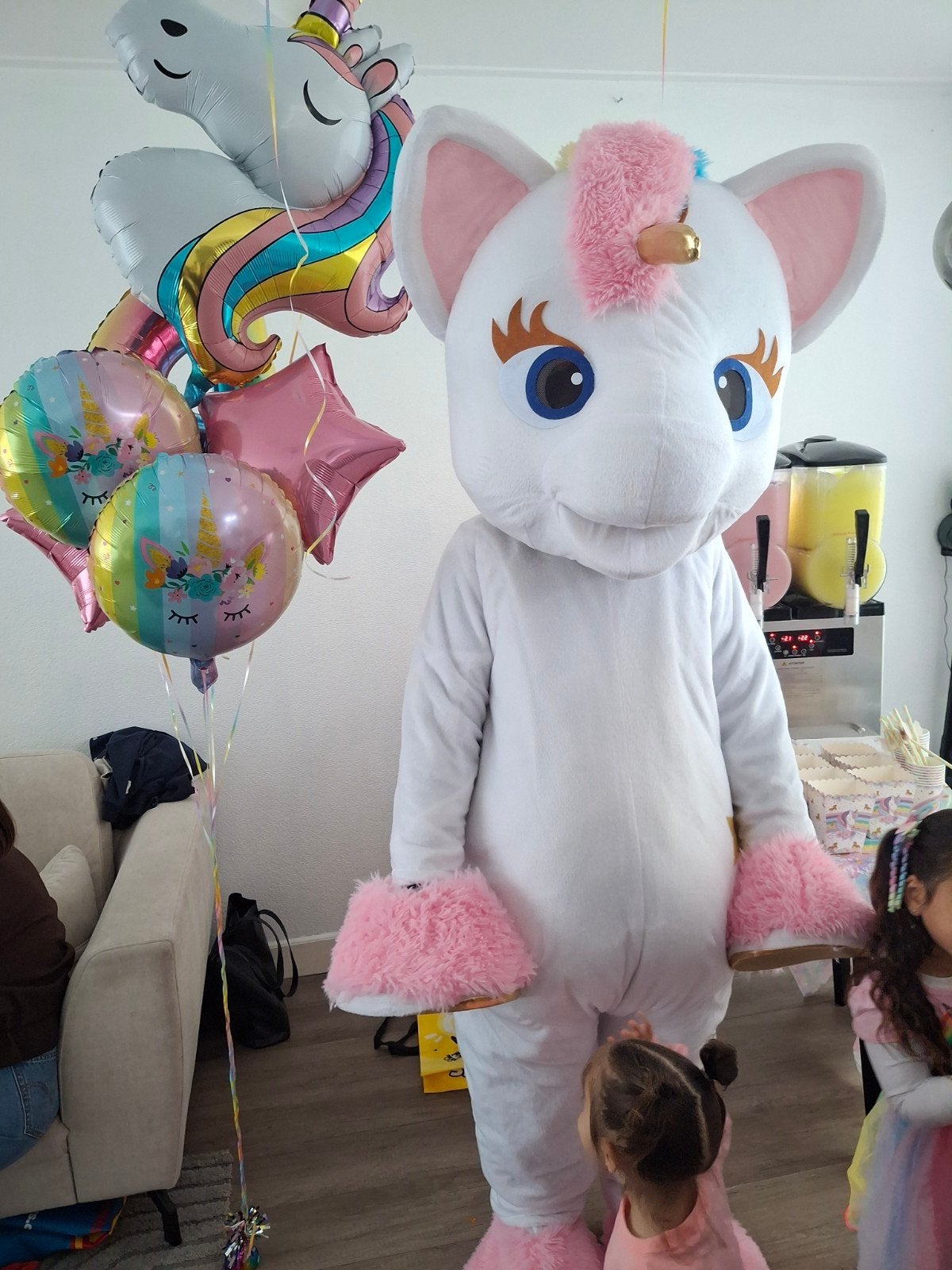Unicorn mascotte te huur, Ophalen, Zo goed als nieuw, Overige