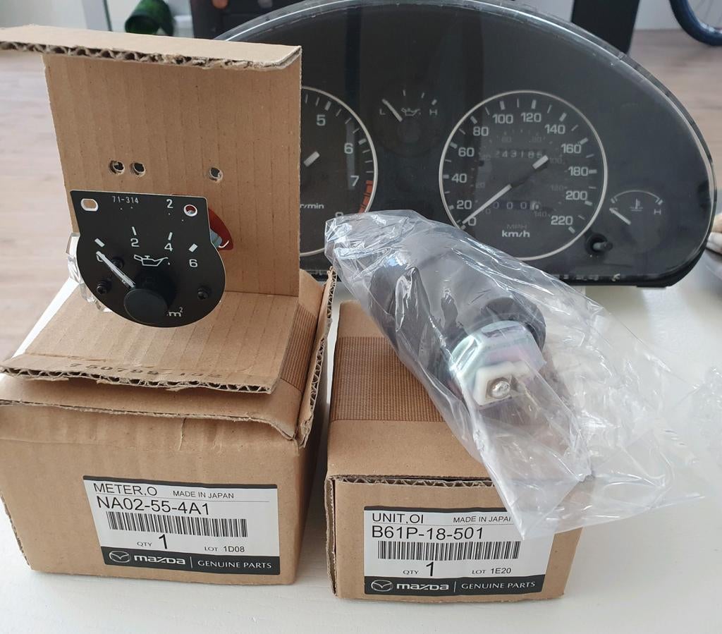 MX-5 NA Oliedrukmeter+Sensor Nieuw, Ophalen of Verzenden, Nieuw