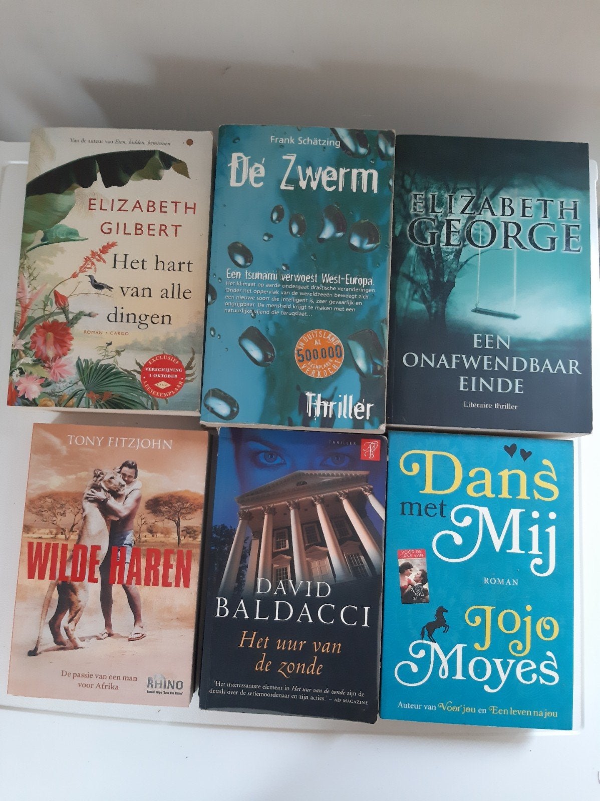 6 dozen vol goede leesboeken, Ophalen, Zo goed als nieuw, F. Schätzing
