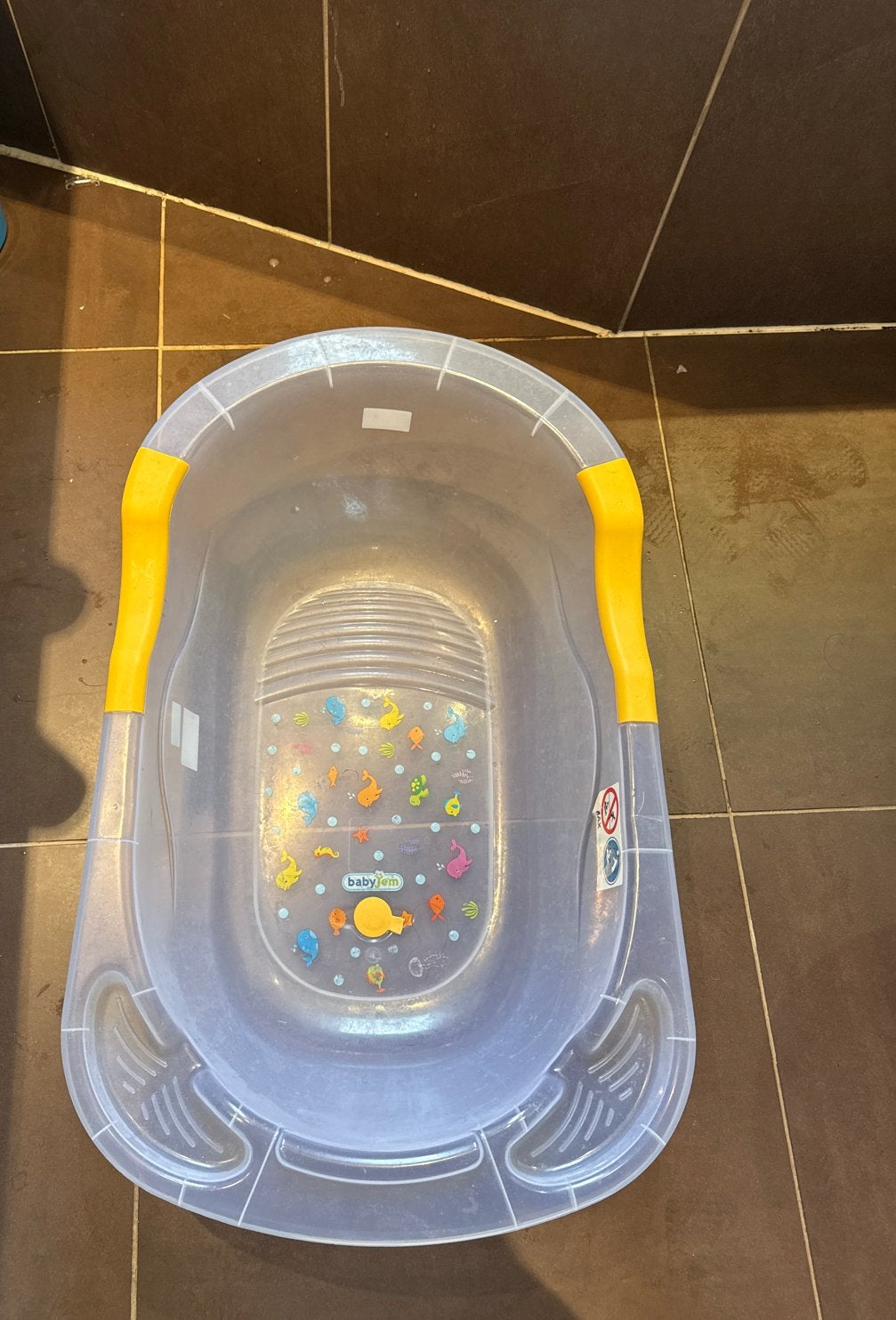 Babybadje met antislip en vrolijke opdruk, Ophalen, Gebruikt, Badje, Overige merken