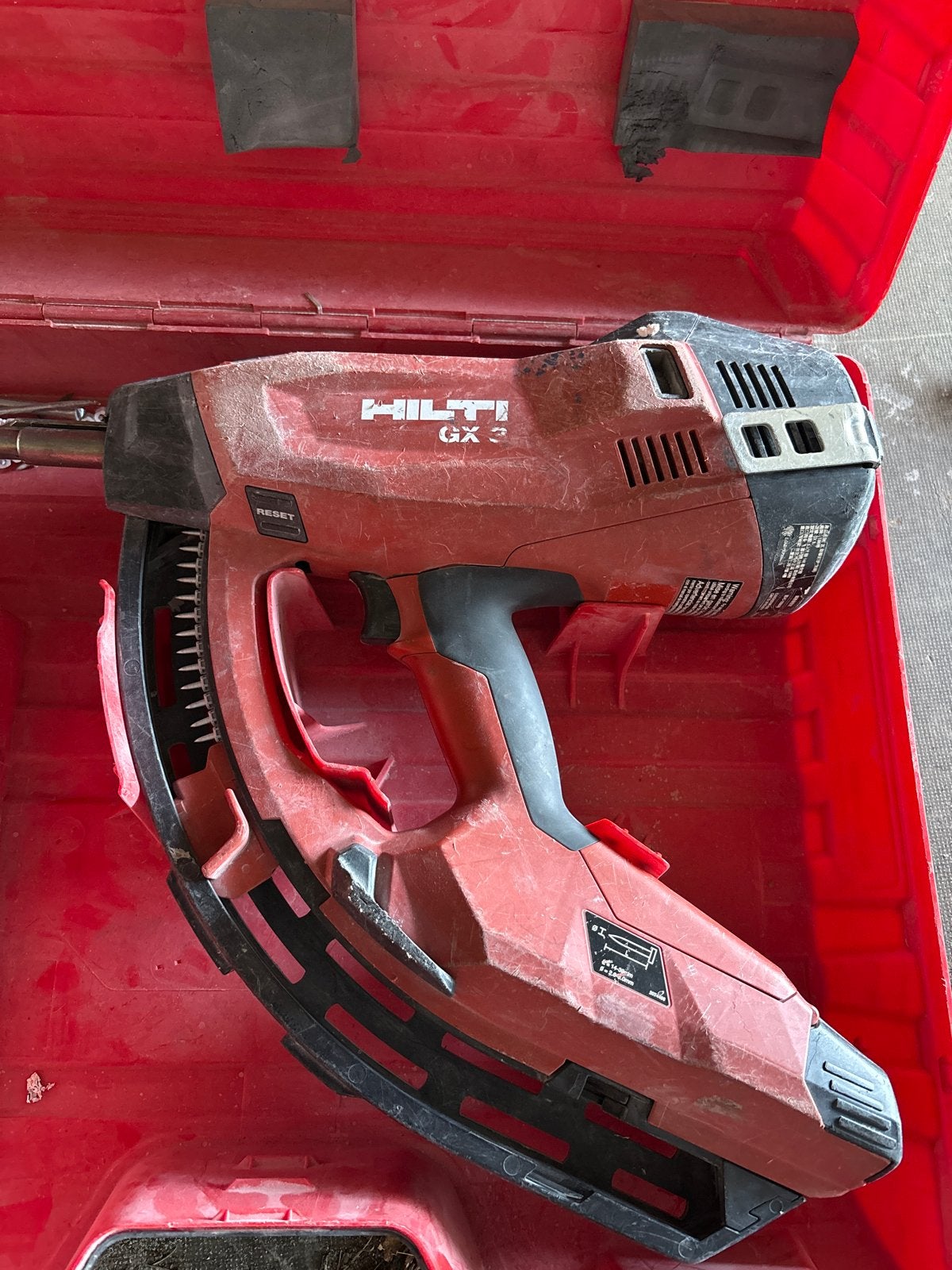 Hilti GX 3 Gasbeton tacker - Gebruikt, Ophalen, Gebruikt, Tacker/nietmachine, Hilti