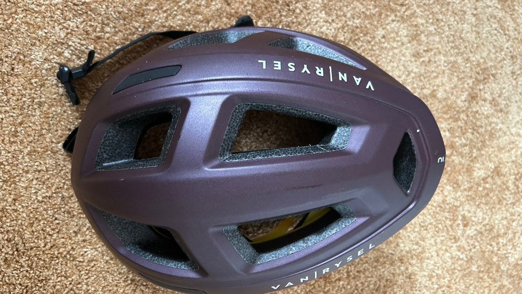 fietshelm Van Rysel mt 59-62, Fietsen en Brommers, Fietsaccessoires | Fietshelmen, Ophalen of Verzenden, Zo goed als nieuw, L