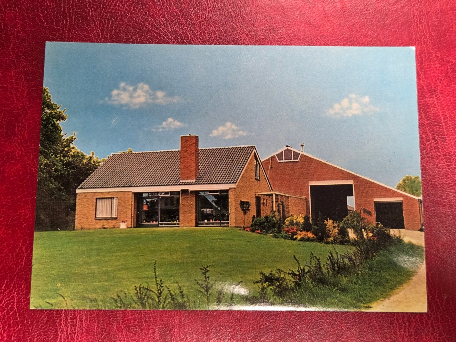 Midwolda bij Winschoten Boerderij v. Anken, Verzamelen, Ansichtkaarten | Nederland, Ophalen of Verzenden, 1960 tot 1980, Groningen