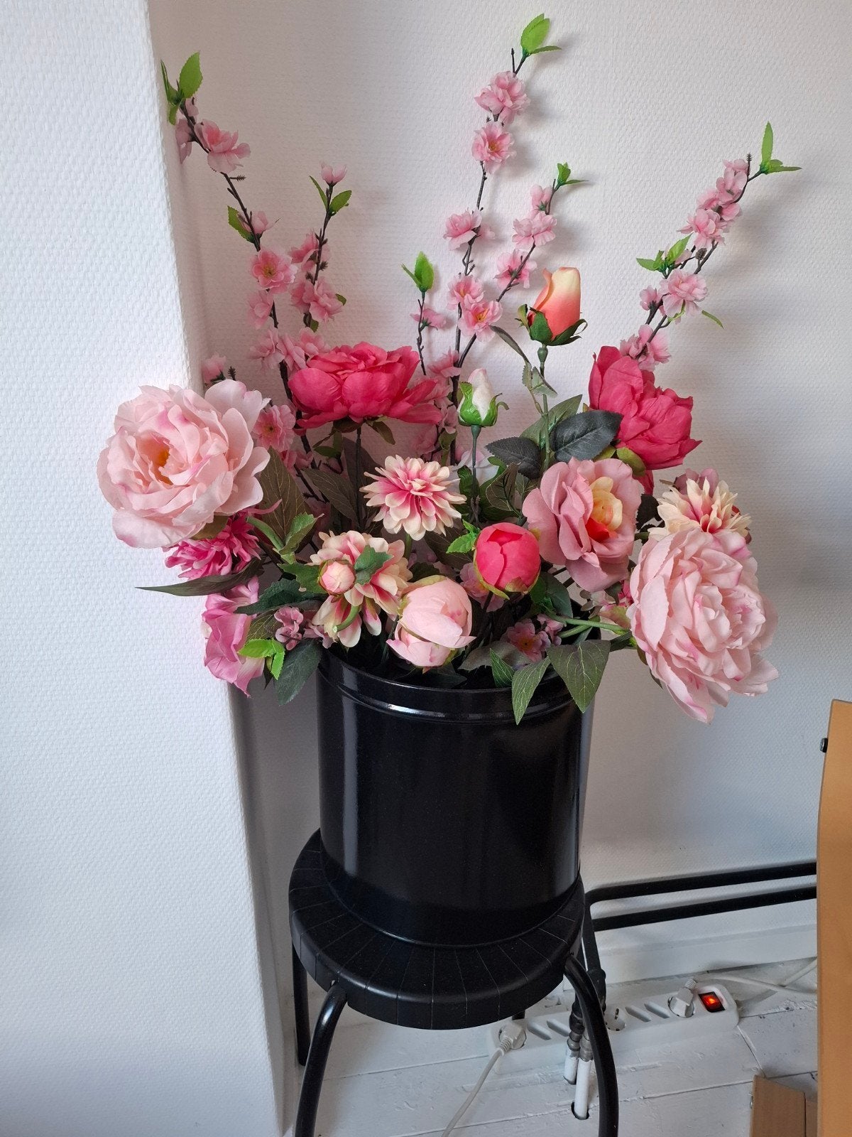 Kunstbloemen, Ophalen