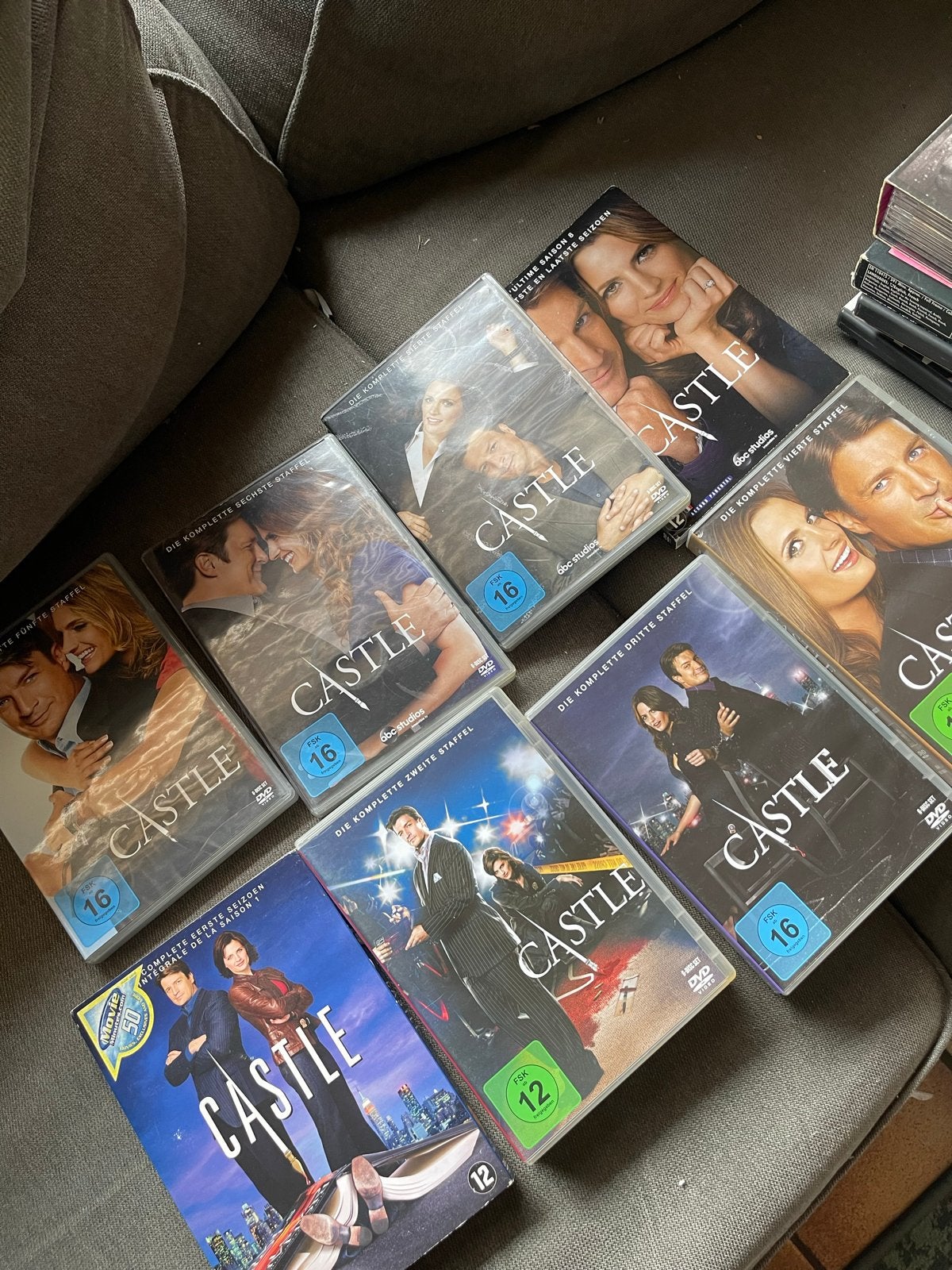 Castle DVD Boxsets - Seizoenen 1 t/m 8 (Compleet), Misdaad, Nederlands, Ophalen of Verzenden, Zo goed als nieuw