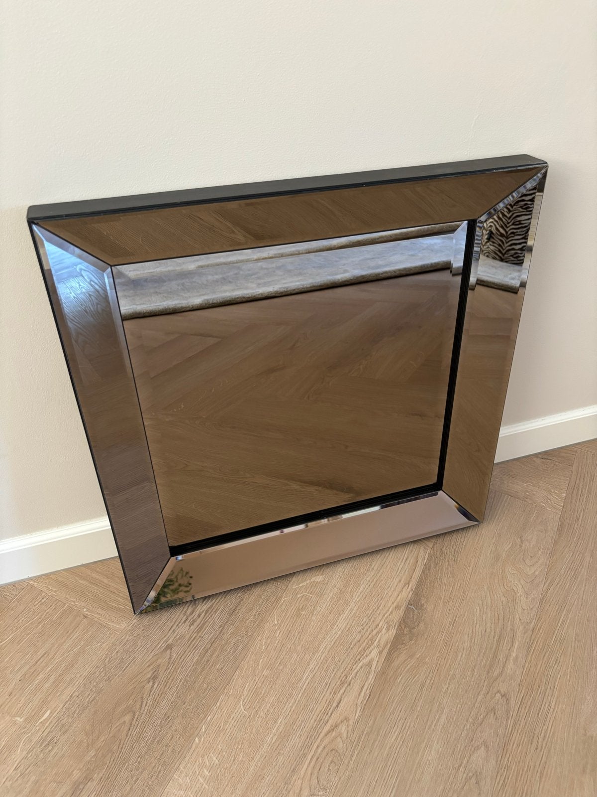 Spiegel Eric Kuster stijl - 50x50 cm, Ophalen, Zo goed als nieuw, 75 tot 100 cm, Minder dan 100 cm