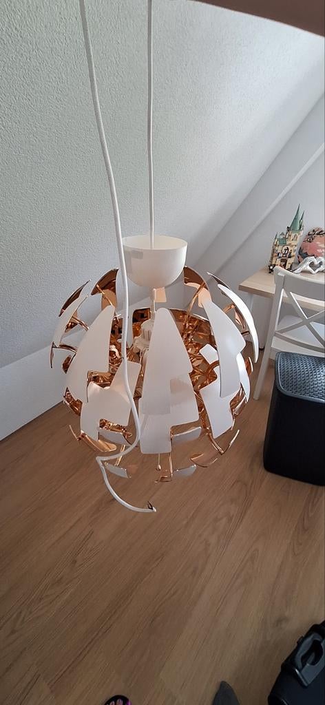IKEA PS 2014 Hanglamp Koper/Wit - Modern Design, Huis en Inrichting, 50 tot 75 cm, Modern, Scandinavisch, Design, Ophalen of Verzenden