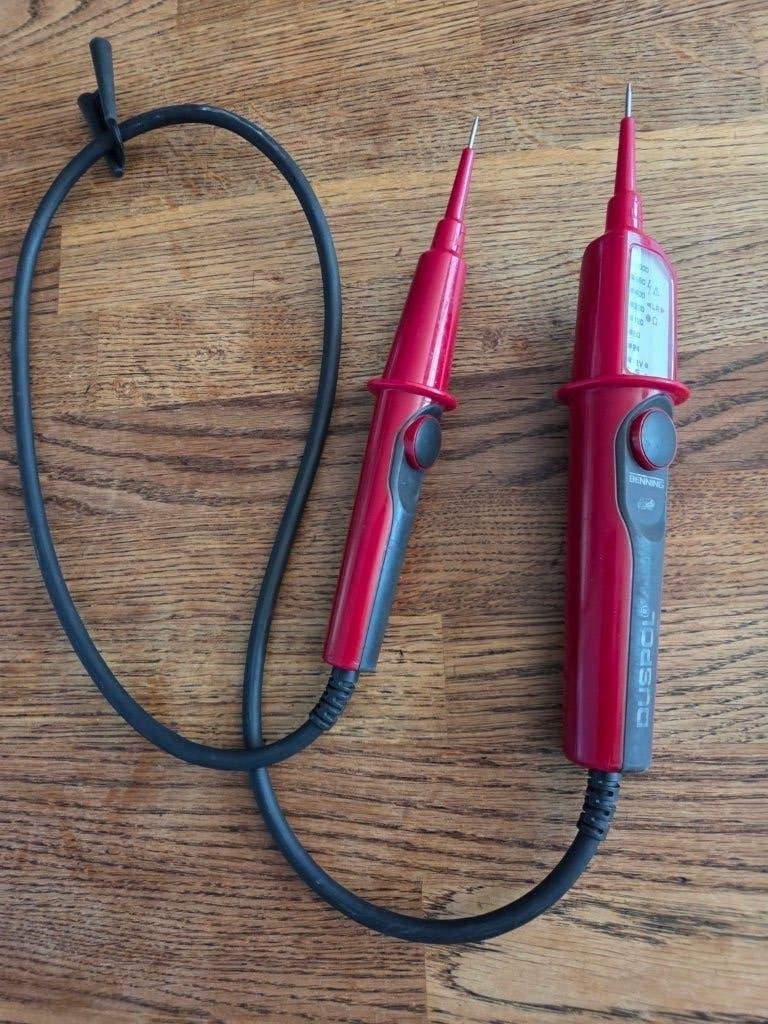 DUSPOL Expert spanningstester 12–1000V – professioneel, Ophalen of Verzenden, Gebruikt, Elektriciteit