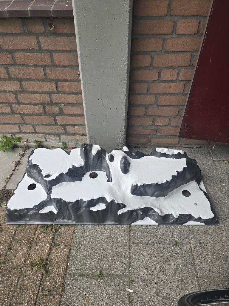 Grondplaat voor kerstdorp of treinbaan, Hobby en Vrije tijd, Modeltreinen | Overige schalen, Ophalen
