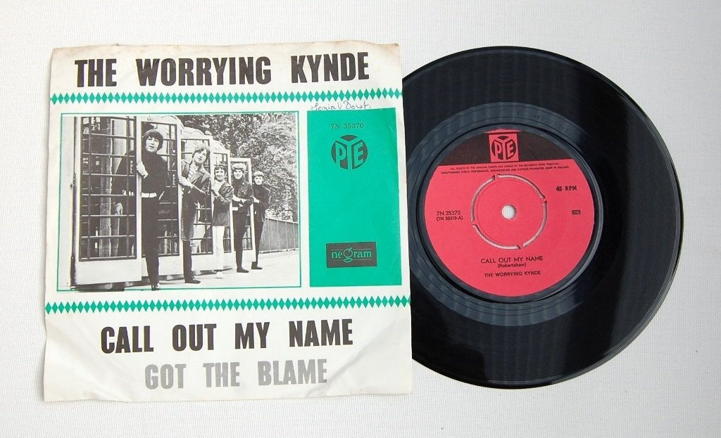 the worrying kynde  call out my name, Ophalen of Verzenden, Gebruikt, 12 inch, Poprock