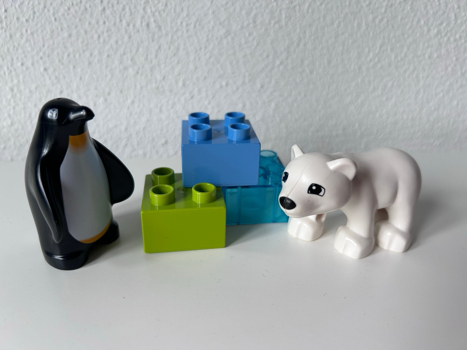 Lego Duplo 10501 Zoo Friends - IJsbeer en Pinguïn, Ophalen of Verzenden, Zo goed als nieuw, Compleet, Duplo
