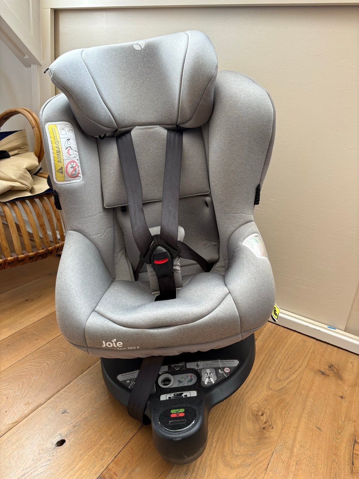 Joie i-Spin 360 E draaibare autostoel, Kinderen en Baby's, 0 t/m 18 kg, Verstelbare rugleuning, Zo goed als nieuw, Isofix