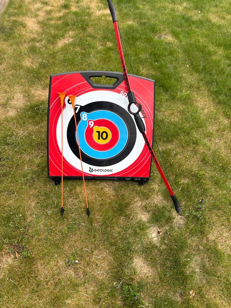 Geologic Soft Archery Set - Boogschieten voor kinderen, Sport en Fitness, Handboogschieten, Ophalen of Verzenden, Zo goed als nieuw