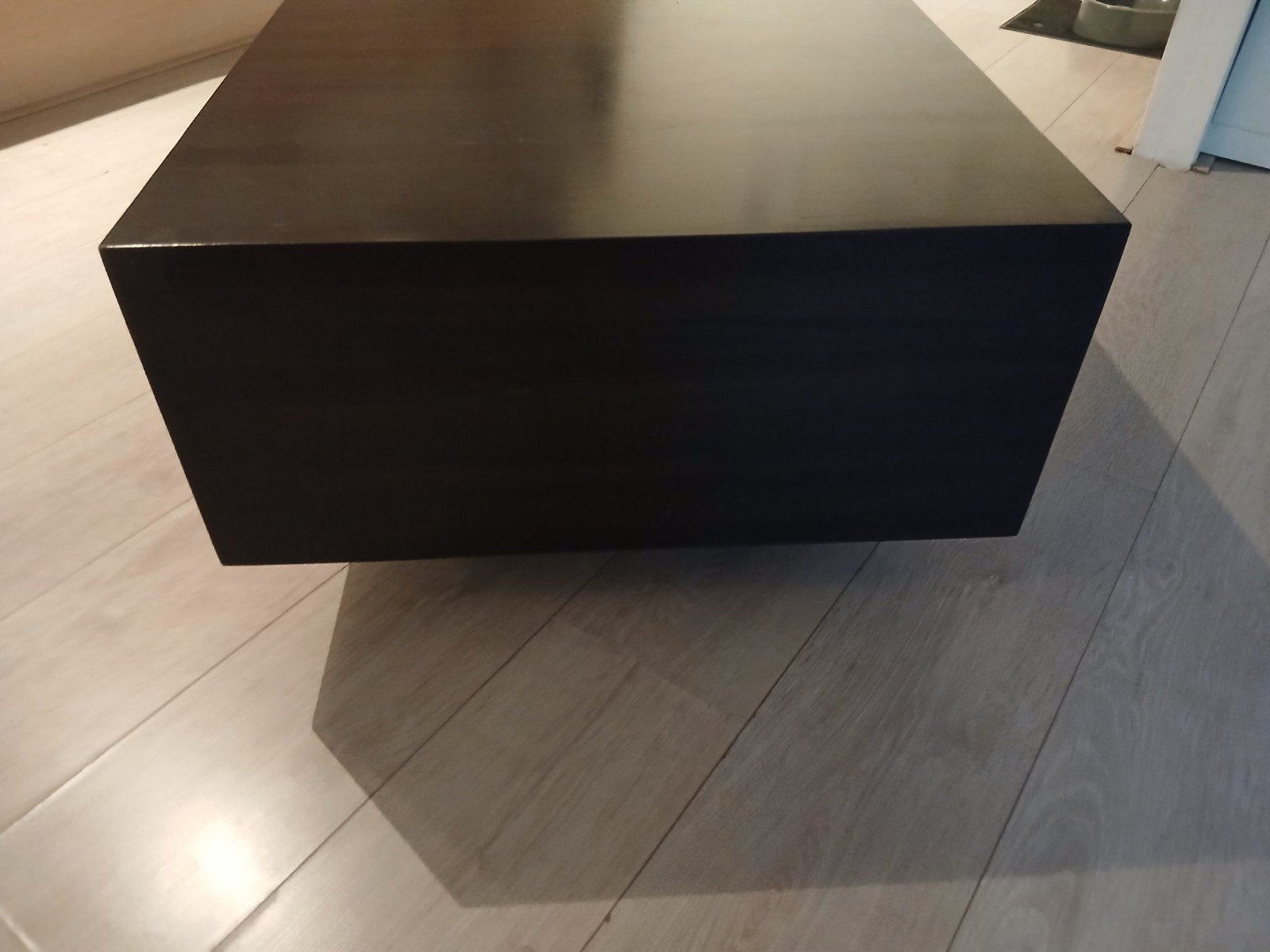Salon tafel zwart Aulia Lintelo, Ophalen, 100 tot 150 cm, 50 tot 100 cm, Zo goed als nieuw