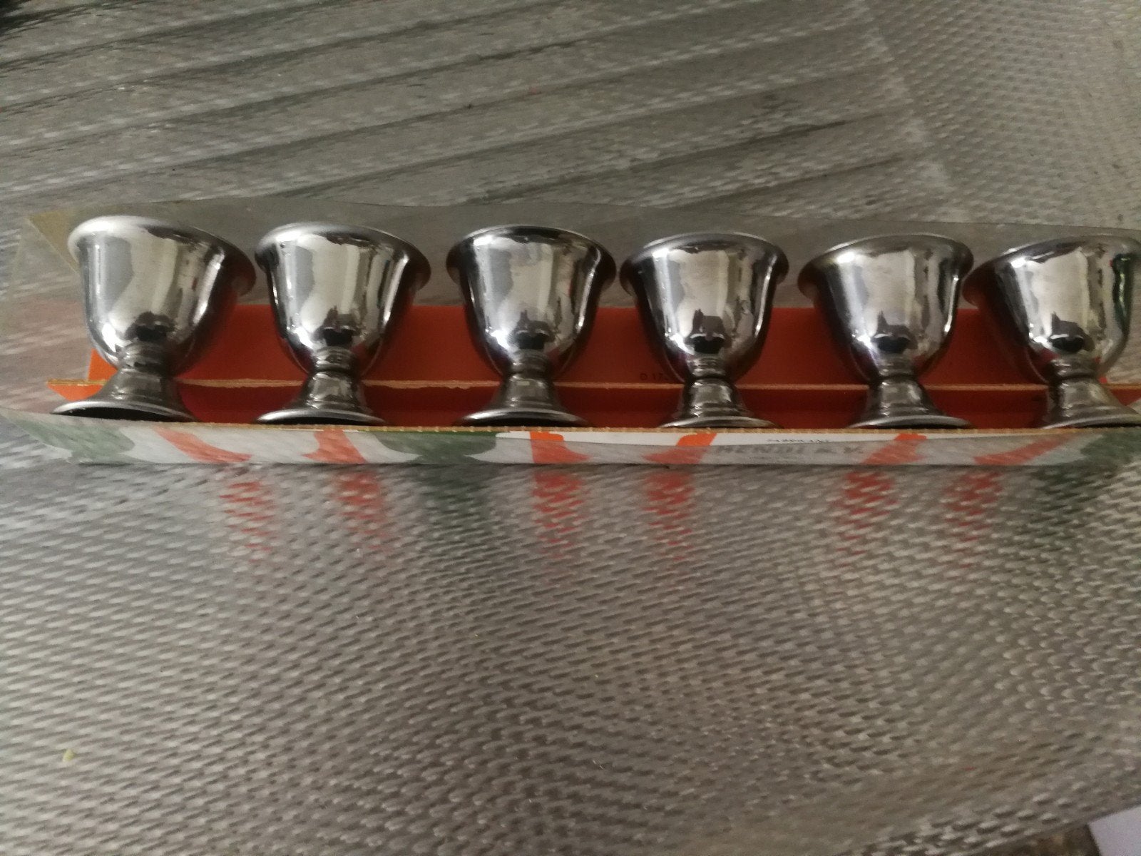 Vintage eierdoppen, Ophalen, Glas, Overige stijlen