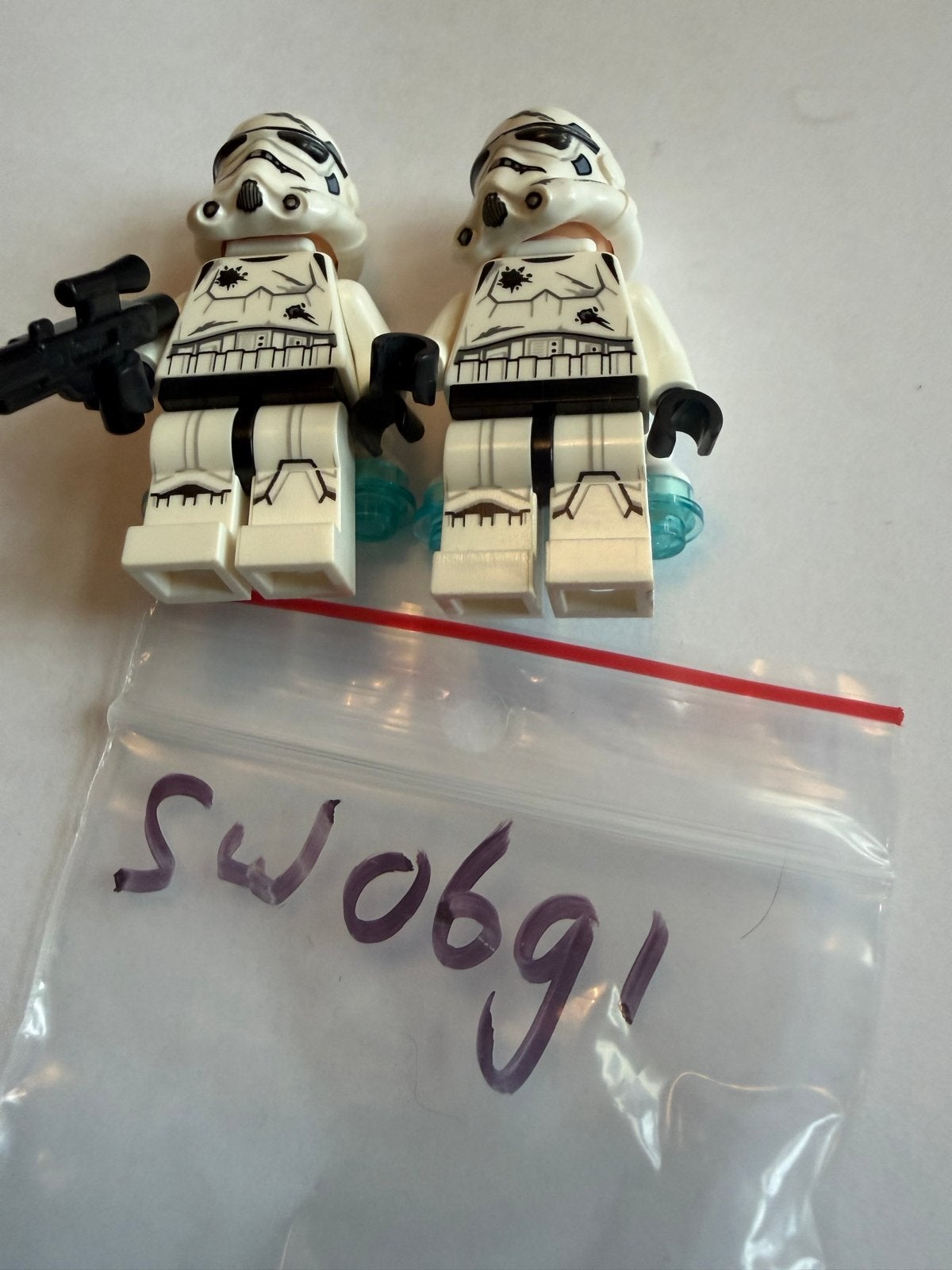 LEGO Star Wars SW0691 First Order Stormtrooper (2 stuks), Kinderen en Baby's, Ophalen of Verzenden, Gebruikt, Lego
