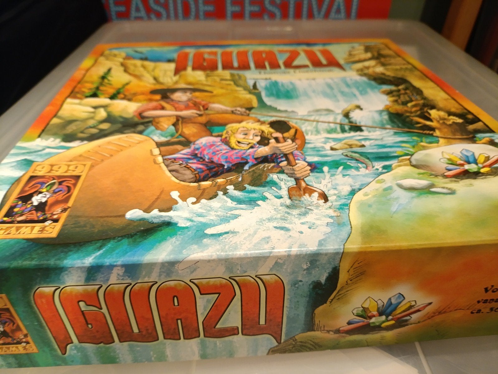 Iguazu 999 games + Kolonisten van Catan kaartspel, Hobby en Vrije tijd, Ophalen of Verzenden, Zo goed als nieuw