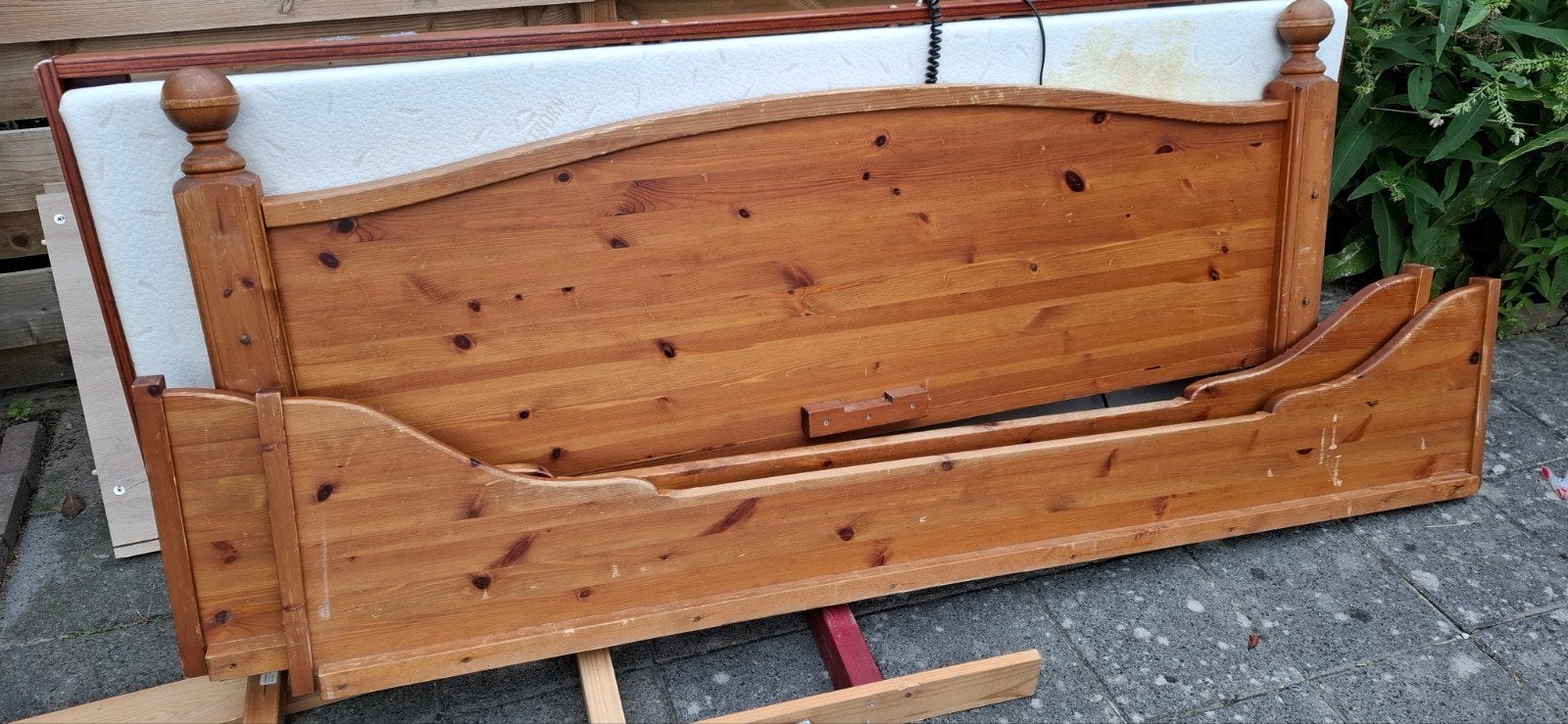 Ombouw bed 160x200 met lattenbodem, Huis en Inrichting, Ophalen, Gebruikt, Tweepersoons, 160 cm