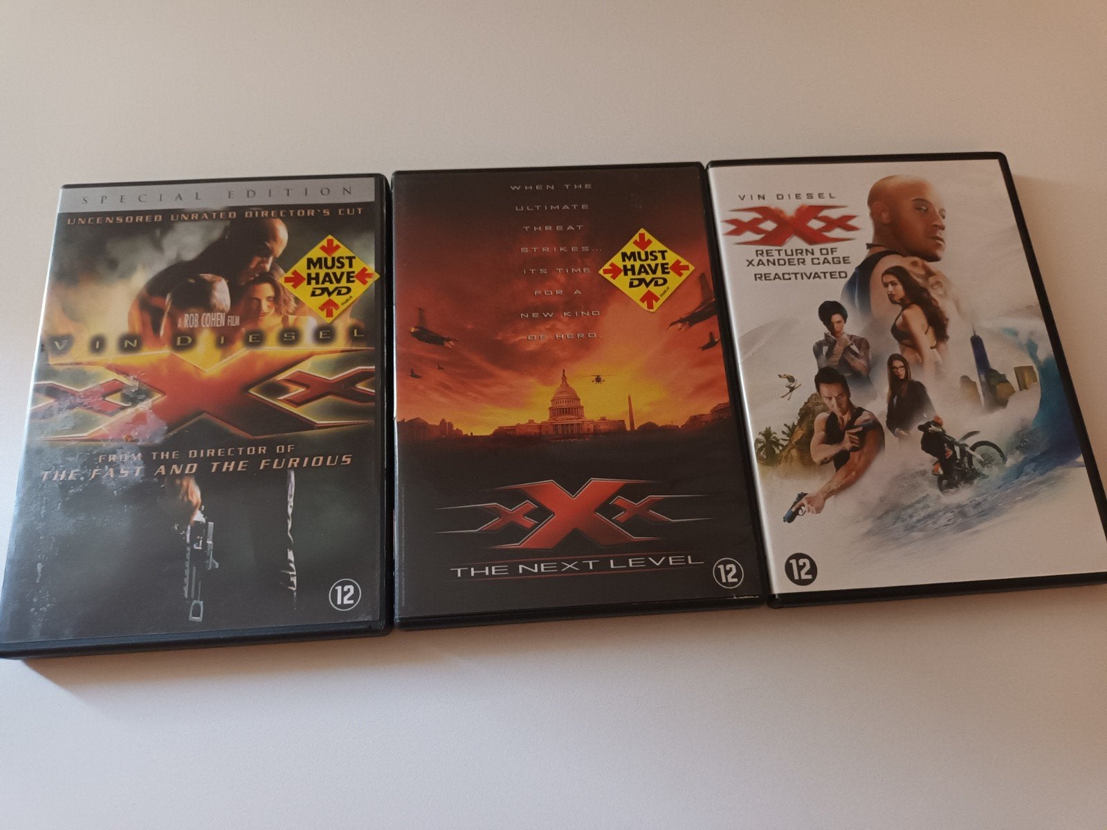 dvd xxx trilogy, Vanaf 12 jaar, Verzenden, Zo goed als nieuw