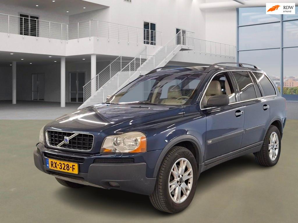 Volvo XC90 2.5 T Exclusive|7PERSONEN|apk 15-02-2027, Gebruikt, Blauw, 7 stoelen, 2521 cc