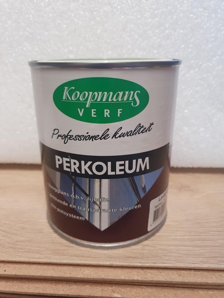 Koopmans Perkoleum kleur Lavagrijs 245 1 blik-750ml., Minder dan 5 liter, Ophalen, Nieuw