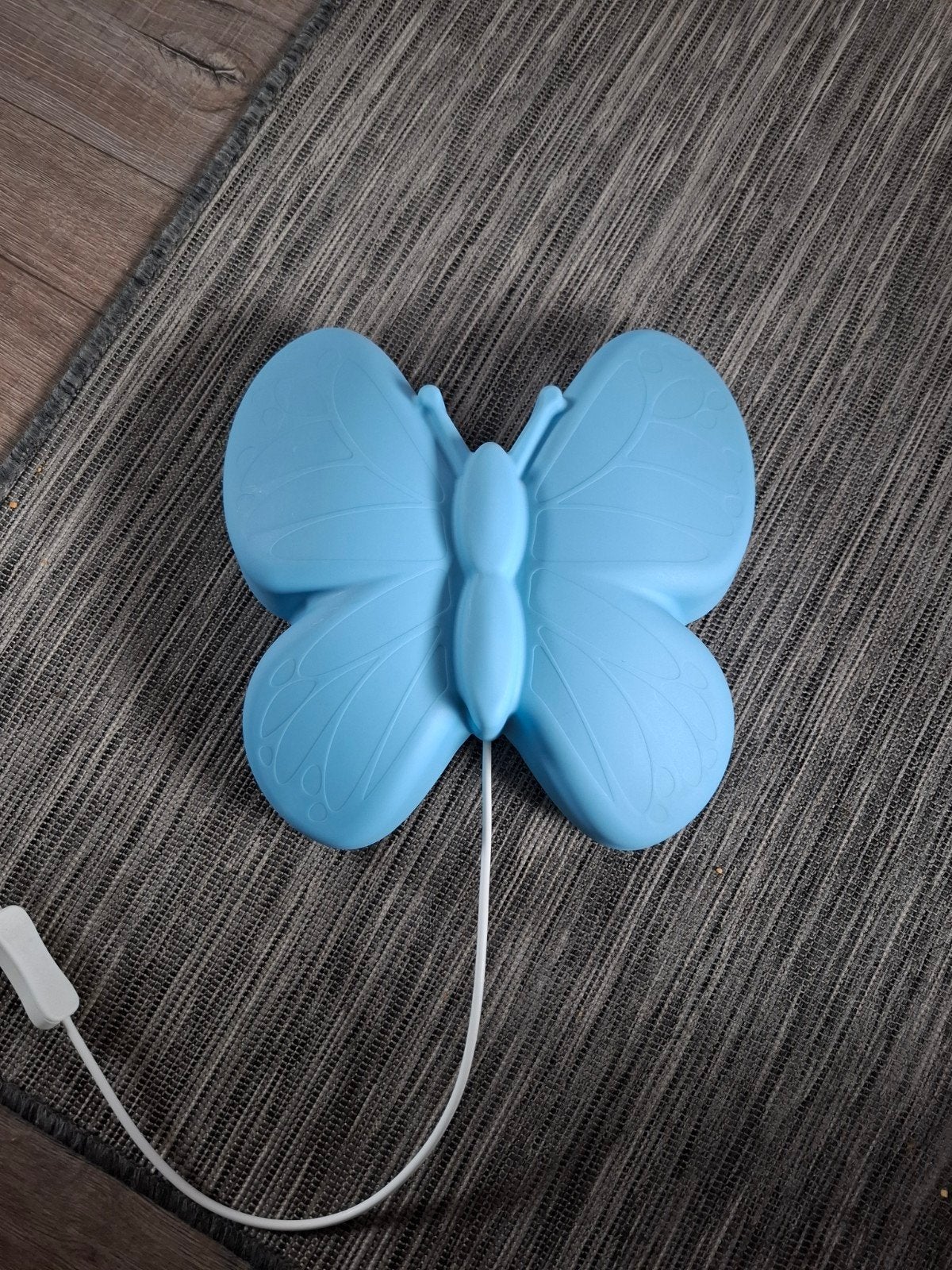 Leuke vlinder lamp Ikea, Ophalen of Verzenden, Zo goed als nieuw, IKEA, Blauw