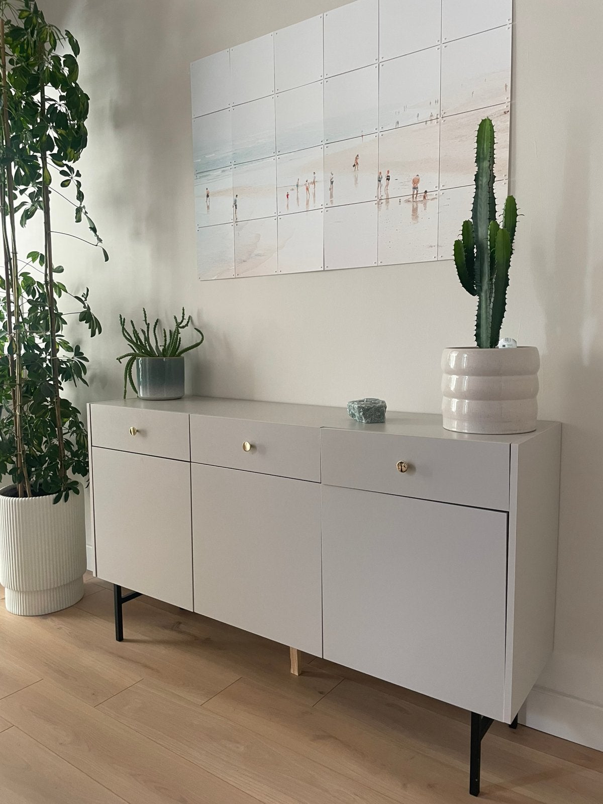 Beige dressoir van Fonq, Ophalen, Gebruikt, 25 tot 50 cm, 150 tot 200 cm