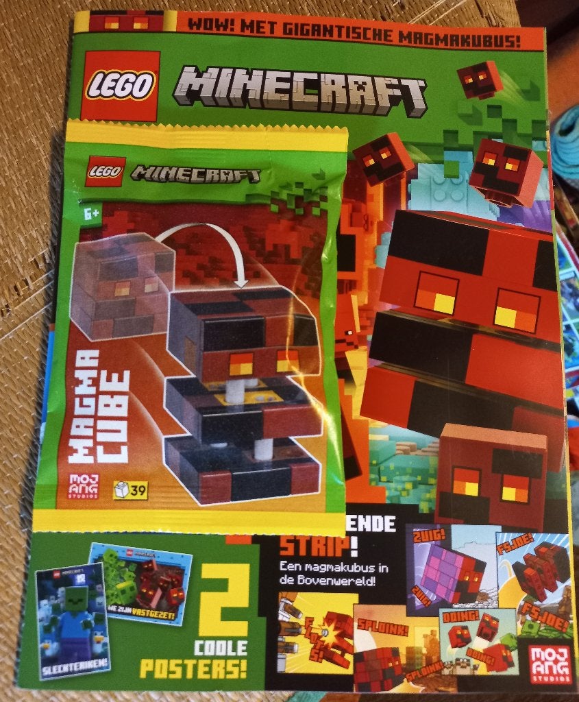 Lego Minecraft MAGMA Cube , de minifigures nog inseal op, Kinderen en Baby's, Ophalen of Verzenden, Nieuw