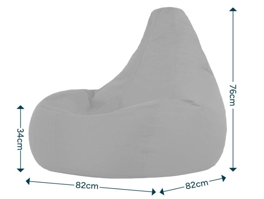 Bean bags indoor and outdoor, Ophalen, Zo goed als nieuw, Grijs, Zitzak