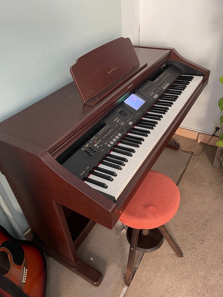 Technics SX-PR602M Digitale Piano – Compleet en Speelklaar, Ophalen, Bruin, Digitaal, Zo goed als nieuw