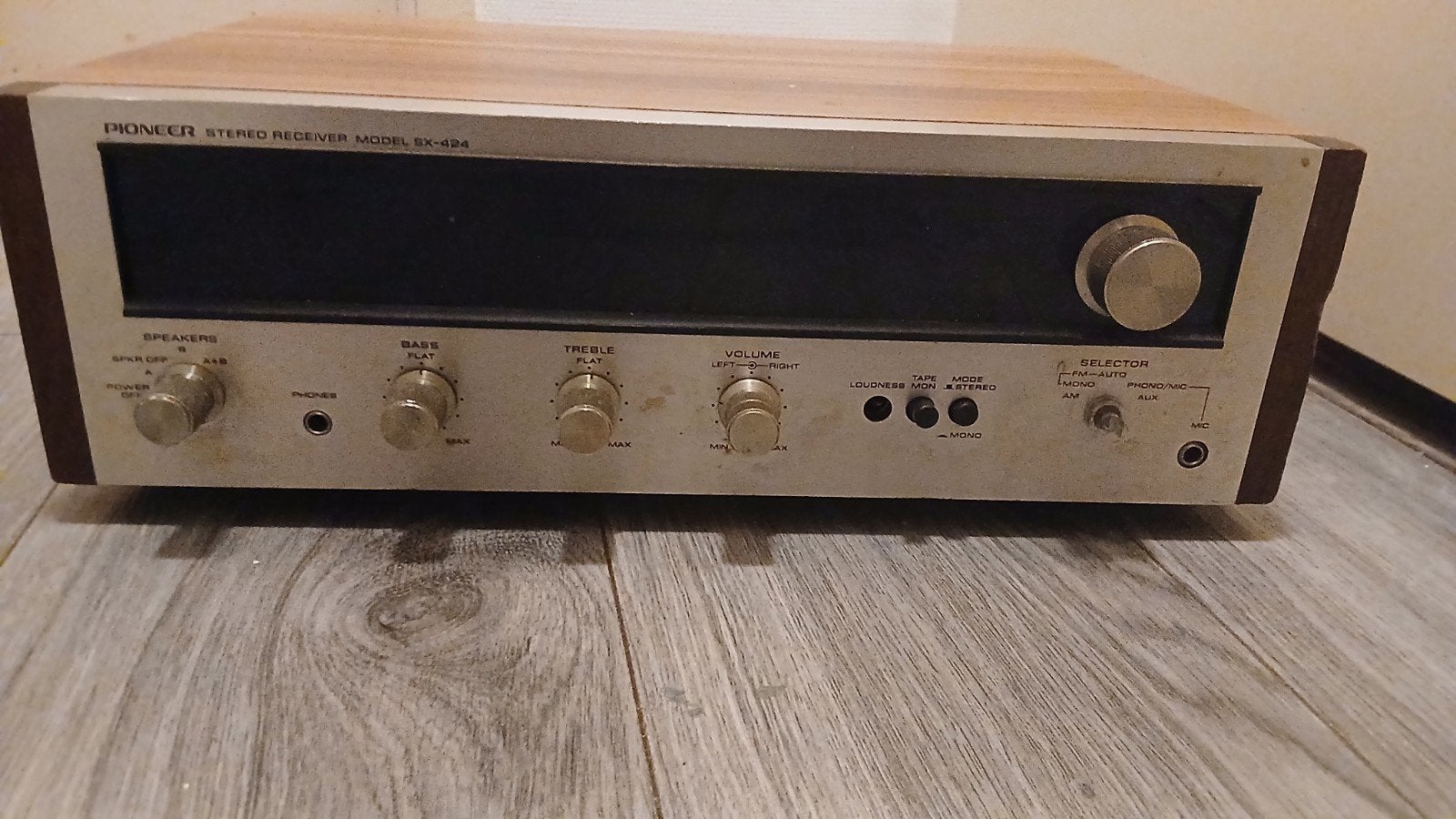 Pioneer SX-424 Stereo Receiver - Vintage Audio, Audio, Tv en Foto, Gebruikt, Ophalen of Verzenden, 60 tot 120 watt, Pioneer