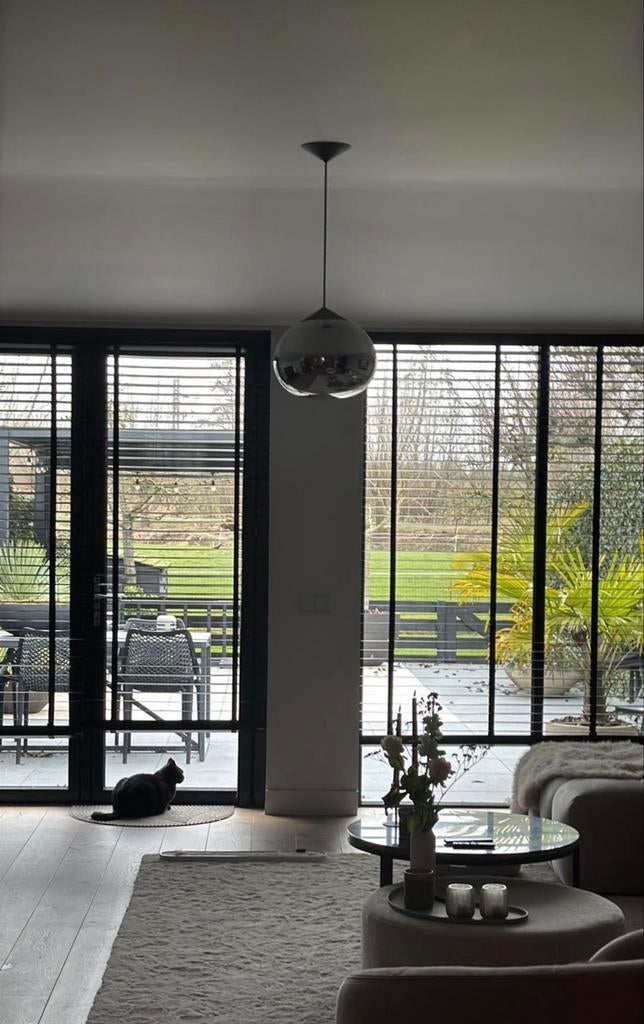 Bulb hanglamp, Ophalen, Gebruikt, Metaal, 50 tot 75 cm