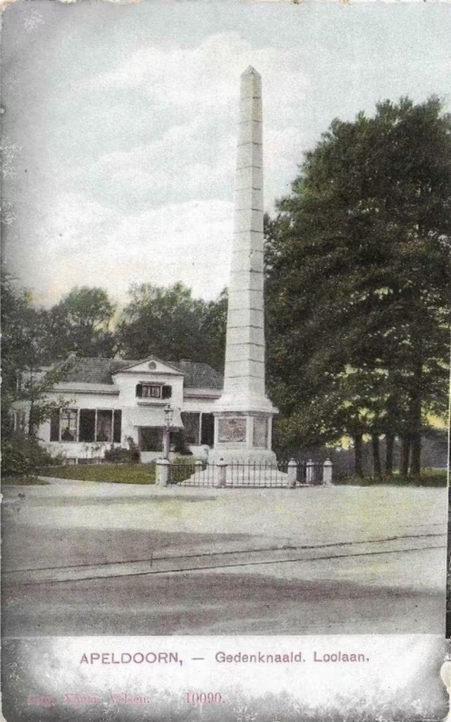 AK Apeldoorn - Gedenknaald Looman, Verzenden, Voor 1920, Ongelopen, Gelderland