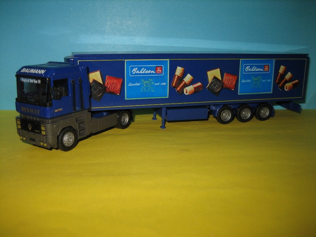 Bahlsen-Baumann  RENAULT met oplegger  AWM, Ophalen of Verzenden, Zo goed als nieuw, Bus of Vrachtwagen, AWM