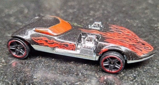 Hot Wheels Twin Mill met vlammen uit 1969, Ophalen of Verzenden, Zo goed als nieuw, Auto