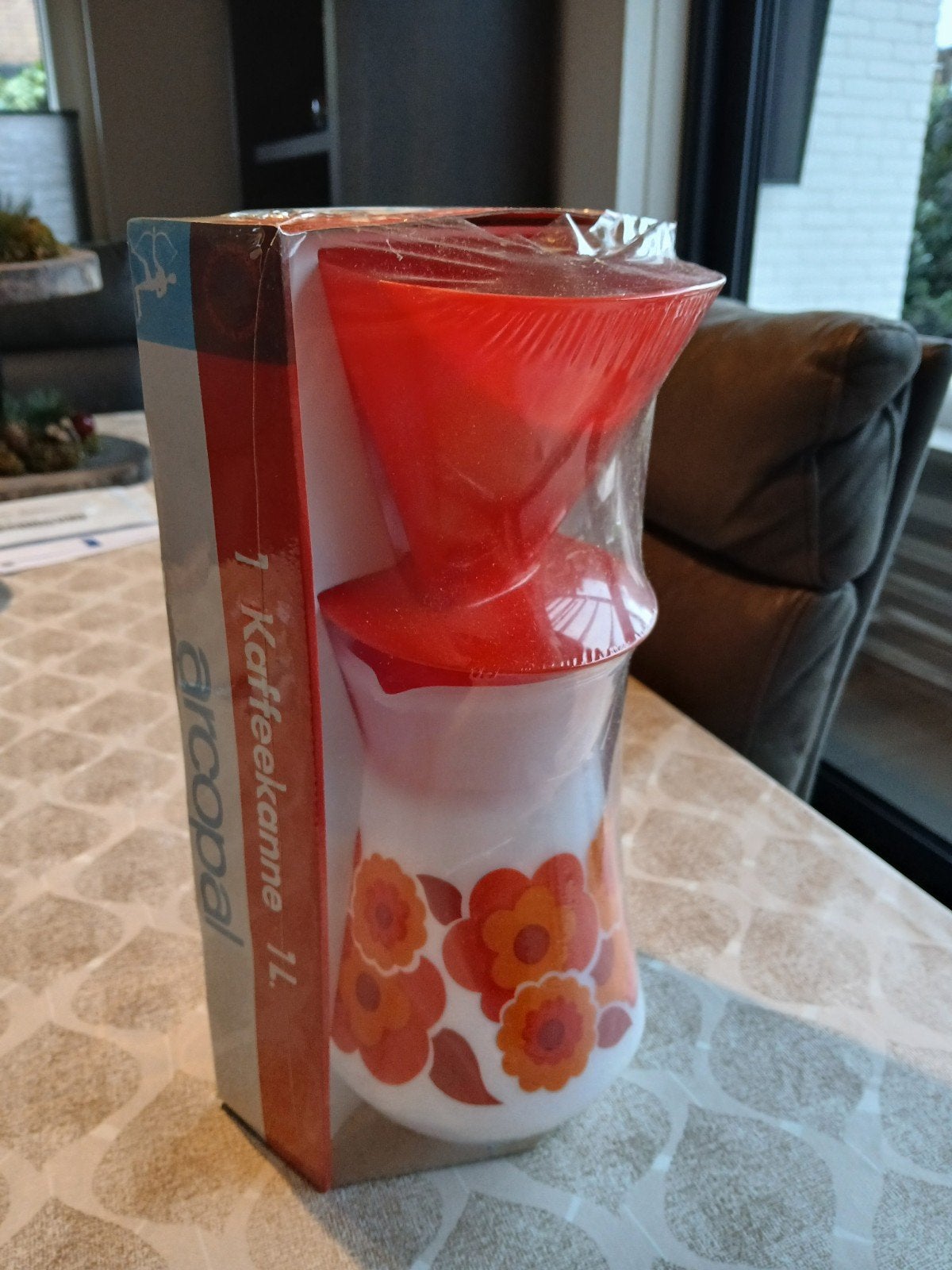 Vintage Arcopal Koffiekan 1L - Nieuw in originele verpakking, Ophalen of Verzenden