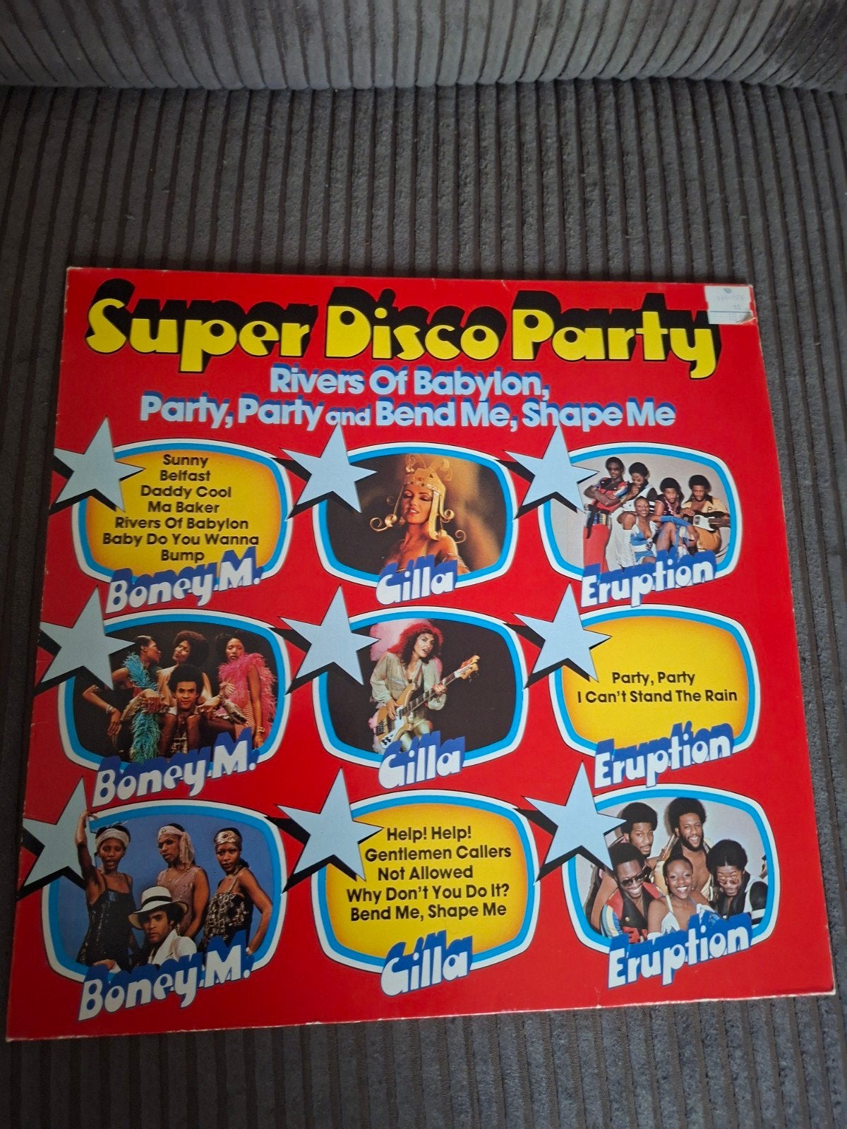 Super Disco Party LP - Boney M., Gilla, Eruption (1978), Cd's en Dvd's, Ophalen, 1970 - 1979, Gebruikt, 12 inch