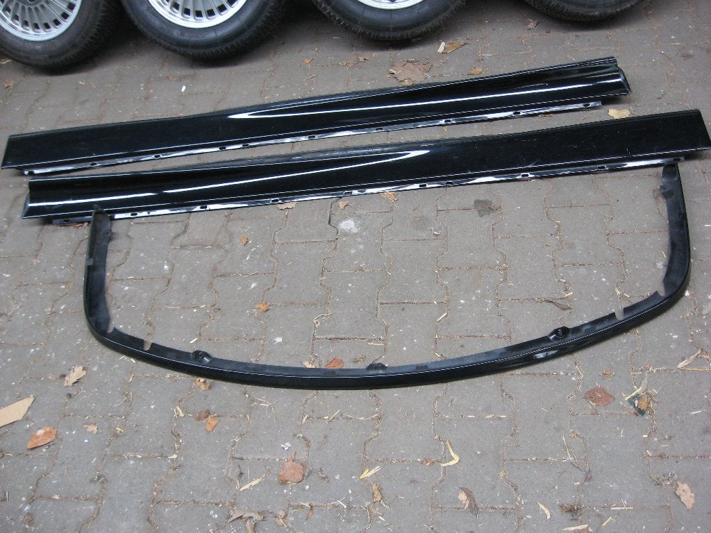 Zijdorpels en voorspoiler Saab 9-3 SE 5drs, zwart., Auto-onderdelen, Ophalen, Gebruikt