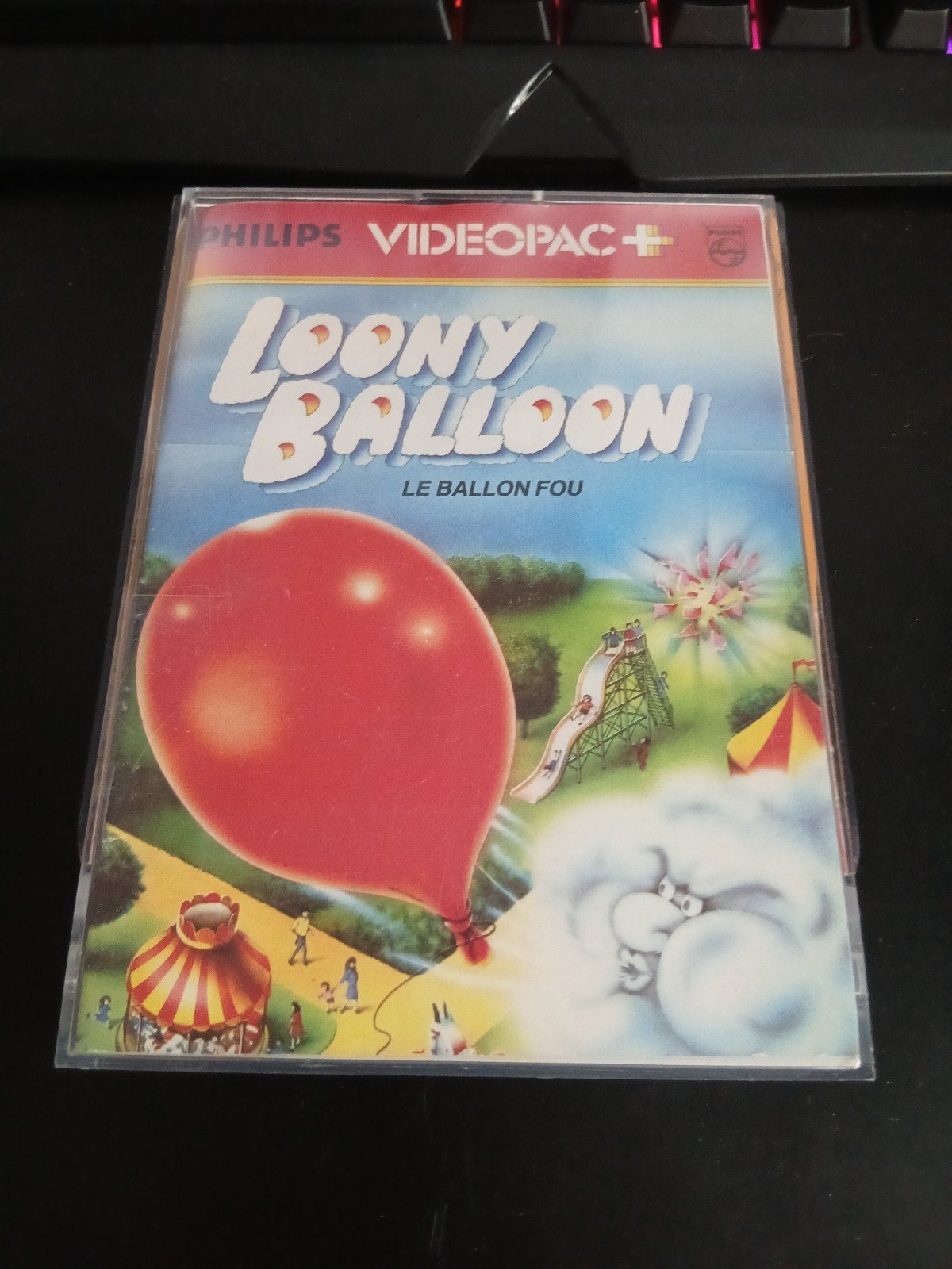 Philips Videopac+ G7400 - Loony Balloon (Le Ballon Fou), Gebruikt, 1 speler, Ophalen of Verzenden, Vanaf 3 jaar
