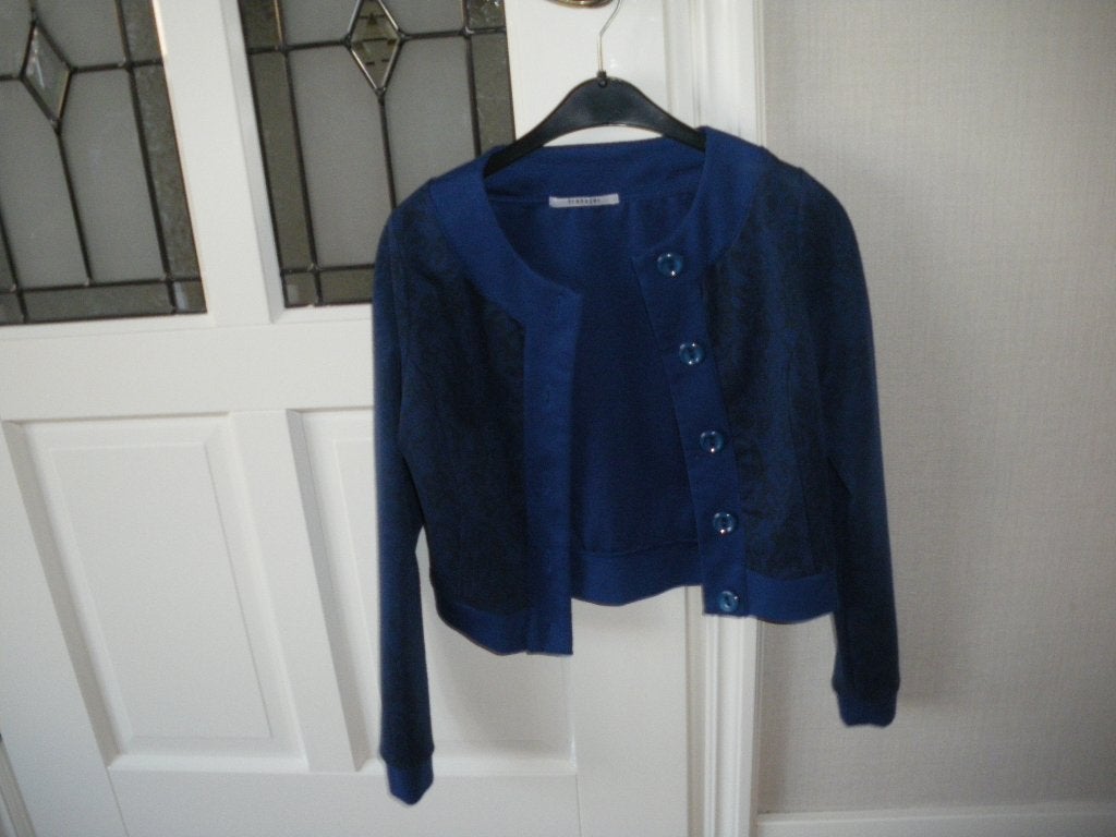 nieuw heel leuk blauw najaars jasje merk transfer maat smal, Blauw, Nieuw, Ophalen of Verzenden, Lange mouw