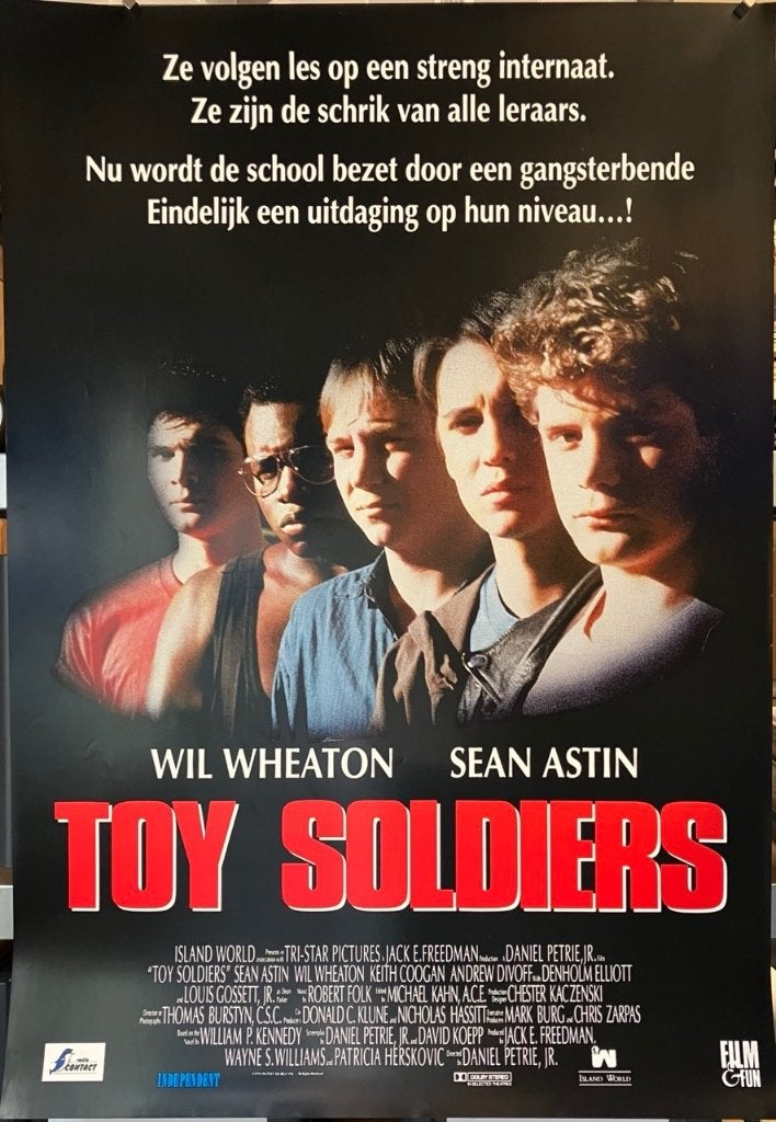 Toy Soldiers (1991) - Originele filmposter, Ophalen of Verzenden, Zo goed als nieuw, A1 t/m A3, Film en Tv