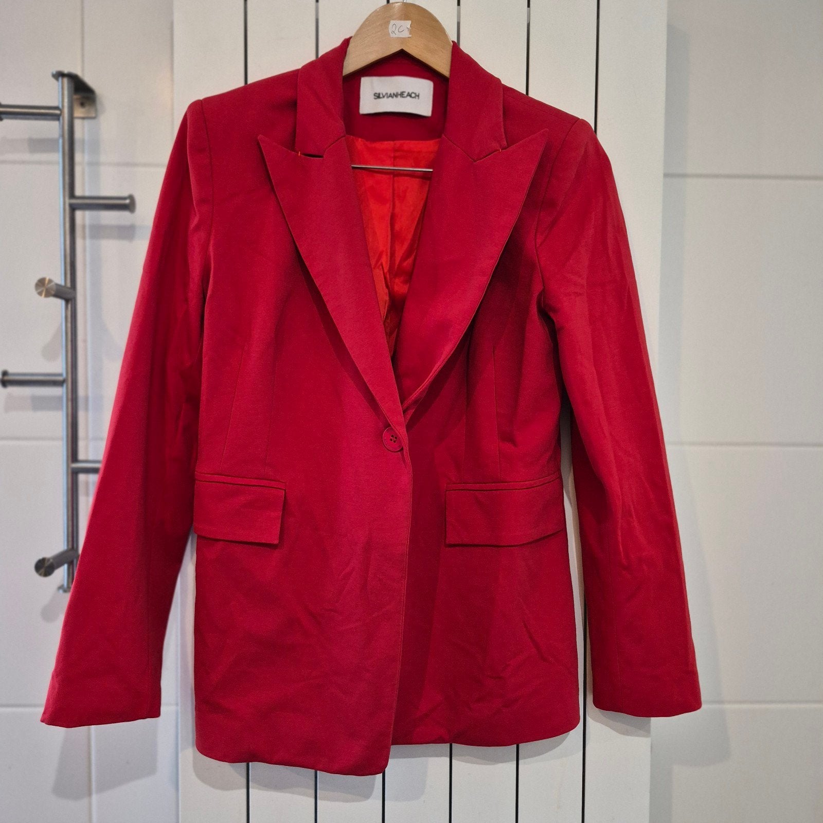 Silvian heach rode blazer maat 40, Ophalen of Verzenden, Zo goed als nieuw, Maat 38/40 (M), Rood