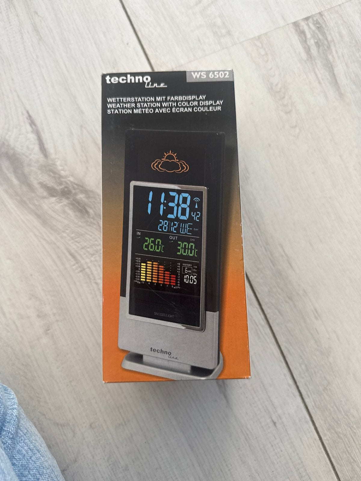 Techno Line WS 6502 Weerstation met Kleurendisplay, Ophalen of Verzenden, Nieuw, Weerstation