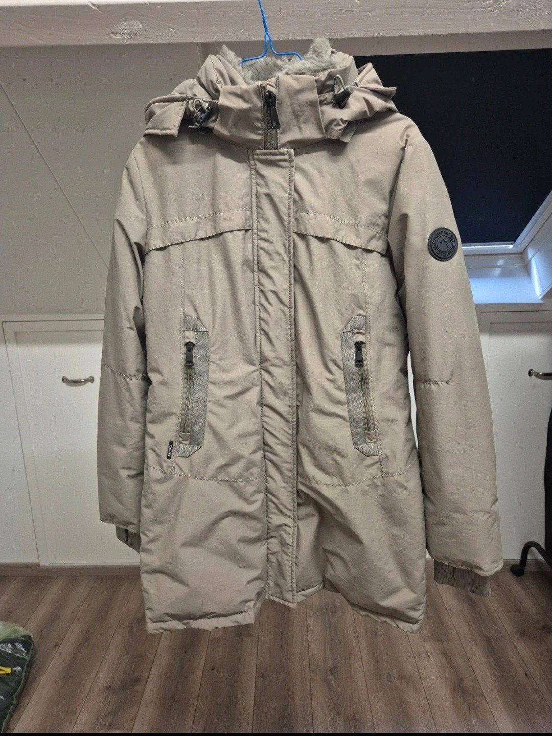 Airforce winterjas dames maat M, Maat 38/40 (M), Airforce, Beige, Ophalen of Verzenden