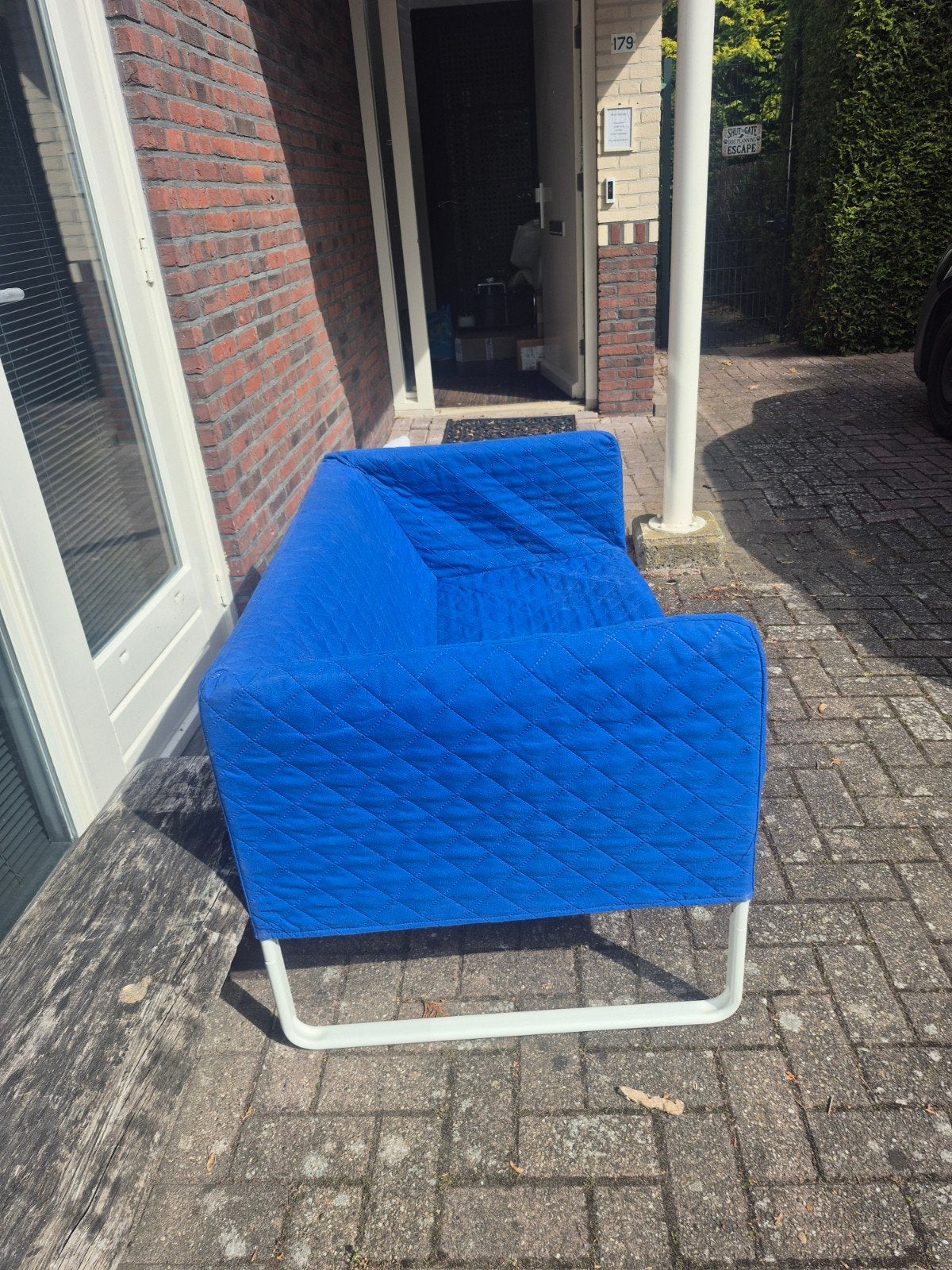 Gratis bankje, Ophalen, Hout